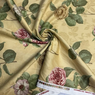 Serigrafía floral Waverly de tela por yarda 100 % algodón Foto 1 de 4