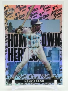 2025 Topps All Star Game HANK AARON Homegrown Heroes #HH-25 Atlanta Braves - Picture 1 of 2