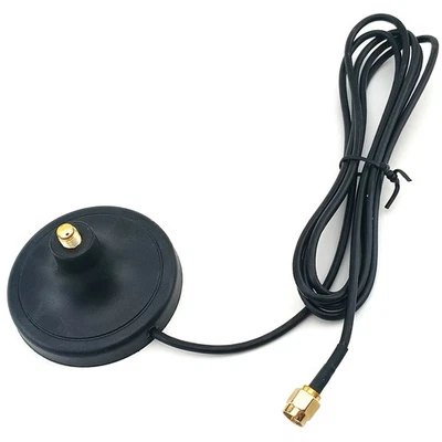 SMA Pin Antenna Stand WiFi Bluetooth 1.5m Wireless Extension Lead Magnetic Base - Image 1 of 4
