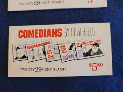 U.S. 2562-6 - Comedians - Complete, unopened booklet - MNH - Image 1 of 3