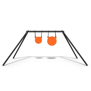 AR500 Steel Target Stand System Kit, 3/8” Thick 6 and 8 inch Gong Targets, Su... - Picture 1 of 7