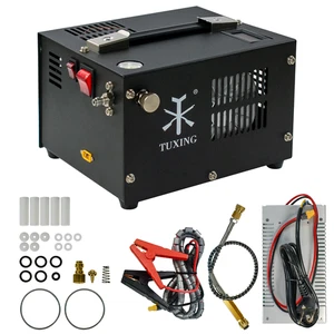 300Bar 12V PCP Air Compressor Electric 4500Psi High Pressure Compressor with 12V - Picture 1 of 22