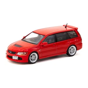 Tarmac Works 1/64 Mitsubishi Lancer Evolution Wagon rot Diecast Scale Modellauto - Bild 1 von 3