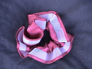 DARK RED SCRUNCHIE - CUTE! VERY UNIQUE! NEW!  - Picture 1 of 1
