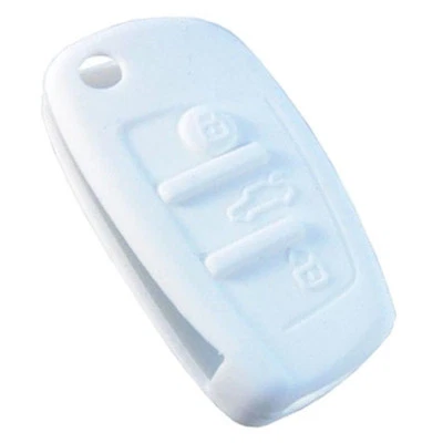 HQRP Weiß Klappbar Klappe Schlüssel Etui Fernbedienung Hülle für Audi Tt Q7 R8 - Bild 1 von 3