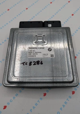 Used 2006 BMW 530i SIEMENS 7555361 DME MSV70 ECU 5WK90078 - Image 1 of 4