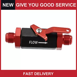 Universal AN10 Fuel Fitting Inline Fuel Flow Control Shut Off Valves Pack of 1 - Foto 1 di 6
