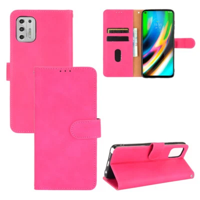 Funda tipo billetera con soporte magnético abatible para Motorola Moto G Stylus/Play/Power 2021 Foto 1 de 4