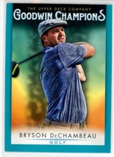 2021 Upper Deck Goodwin Champions Bryson DeChambeau RC Turquoise #5