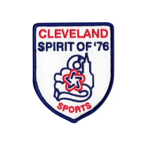 Parche de camiseta conmemorativa del bicentenario raro de los Indios de Cleveland MLB Spirit of '76 - Imagen 1 de 1