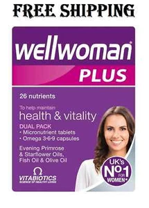 Vitabiotics Wellwoman Plus Tablets 56 Capsules - Picture 1 of 6
