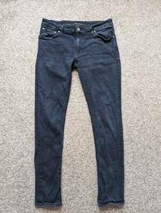 Nudie Jeans Adult 34x32 Blue Skinny Lin Casual Organic Outdoor Mens - Picture 1 of 15