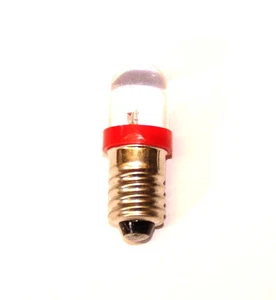 Bombilla LED Meccano Parte 540r roja E10 12 voltios - Imagen 1 de 1