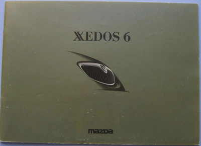 Mazda Xedos 6 1.6i 2.0i SE 1994-95 Original UK Sales Brochure MCAG883A - Image 1 of 2