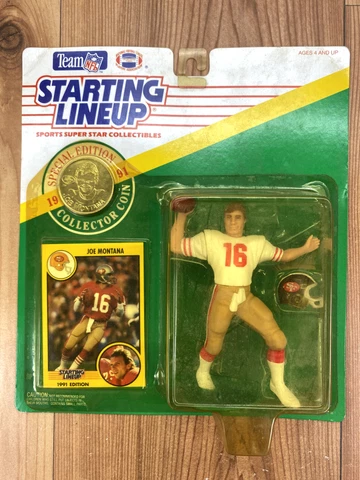 DEADSTOCK 1991 Starting Lineup San Francisco 49ers Joe Montana Action Figure Cover