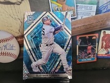 2020 Panini Chronicles Gleyber Torres Spectra Neon Blue Prizm 07/99 #51