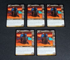 Lot of (5) World of Warcraft WoW TCG Cloak of Darkness Crafting - Armor Epic