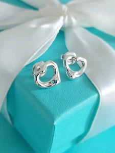 Orecchini Tiffany Open Heart 11 mm - Foto 1 di 5