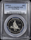 1995-S 50C Proof Civil War Commemorative Half Dollar Pcgs Pr 69 Dcam