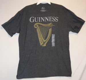 Guinness Mens Size XXL XXLarge T-Shirt Gray Dublin Ireland Irish Beer Harp - Picture 1 of 7