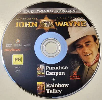 * Paradise Canyon + Rainbow Valley • DVD • Region 0 • PAL • Disc Only - Image 1 of 2