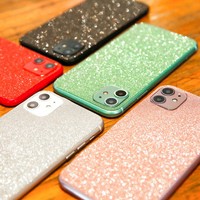 For iPhone 11 Pro Max Glitter Back Cover Sticker Bling Soft Protector Film Lot