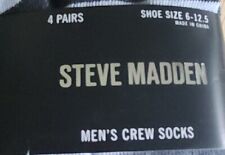 Men 7-12  Steve Madden# 4 pairs Socks In Mix Colours [#18] 