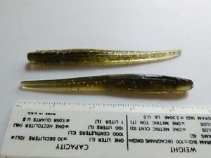 Mister Twister 4" SLIMY SLUG HARD TO FIND soft plastic bait NATURAL WILD SHINER - Picture 1 of 1