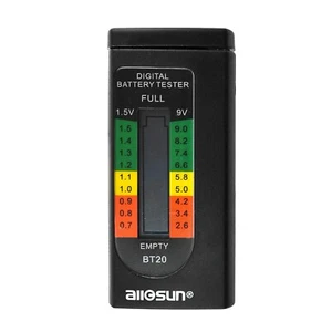 Battery Tester Household Battery Checker for AAA AA C D 6F22 1.5V 9V Batteries - Picture 1 of 12