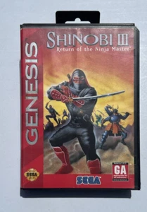 Shinobi III: Return of the Ninja Master Sega Genesis 1993 Case & Cart, No Manual - Picture 1 of 6
