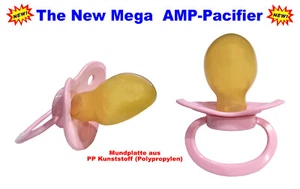 ++ABDL ADULT "AMP Pacifier" Baby Pink Mouth Plate 85x60mm - Amp Baby Pink ++ - Picture 1 of 1