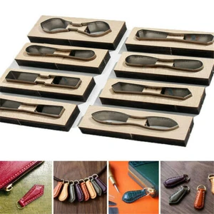 Wood Zipper Shape Cutter Leather Die Cut Steel Blade Template DIY Cutting Mould - Foto 1 di 19