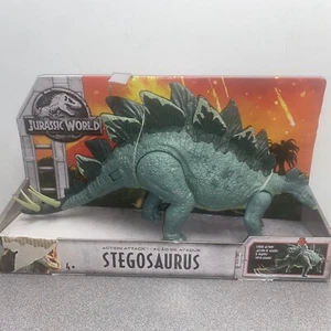 Jurassic World ACTION ATTACK STEGOSAURUS Dinosaurierfigur BRANDNEU siehe Details - Bild 1 von 5