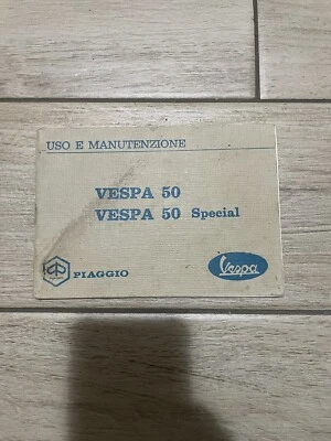 Manuale Uso E Manutenzione Piaggio Vespa 50 Vespa 50 Special - Immagine 1 di 4