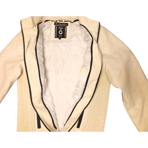 Fried Denim NYC Cream Imitate Leather Jacket - Premium Denim Collection Size S - Bild 1 von 10