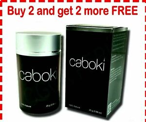 Caboki Hair Building Fibres 25g Buy 2 and get 2 more FREE - THATS $7.5 EACH..