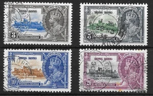 HONG KONG 1935, SG133/36 SILVER JUBILEE, FINE USED. - Picture 1 of 2