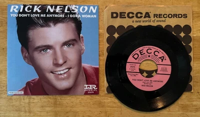 45 7" SP RICKY NELSON I GOT A WOMAN PROMO Foto 1 de 2