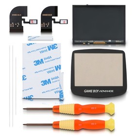 For Nintendo Gameboy Advance GBA IPS V2 screen Backlit Mod LCD Backlight Kit USA