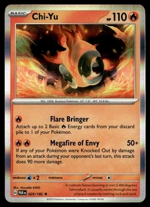 CHI-YU 029/182 RARE PARADOX RIFT POKEMON - Picture 1 of 4