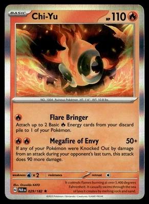 CHI-YU 029/182 RARE PARADOX RIFT POKEMON - Image 1 of 4