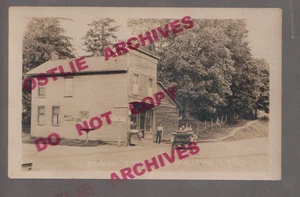 Springville WISCONSIN RPPC c1910 GENERAL STORE nr Dells Mauston GHOST TOWN? TINY - Picture 1 of 3