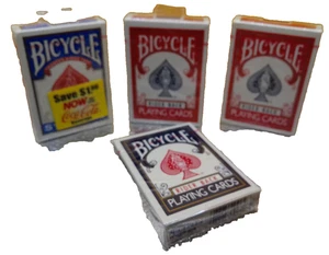 Bicycle playing cards Poker 808 rider back standard size NOS sealed lot 4 - Picture 1 of 5