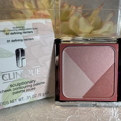 Clinique Sculptionary Cheek Contouring Palette - 01 Defining Nectars -NIB FreeSh - Image 1 of 2
