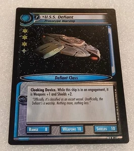 Star Trek CCG: 2nd Ed - 1 R 391 "U.S.S. Defiant, Prototype Warship" Foil Card - Picture 1 of 4
