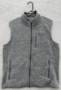 Patagonia Uomo Better Maglione Gilet Grigio Antracite Taglia L - Pile Full Zip - Foto 1 di 11