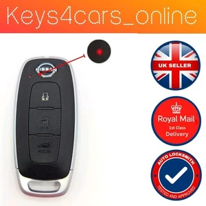 Chiave Smart per Nissan X-Trail Rogue Ariya Qashqai 4A Chip 433mhz 3 Pulsanti 2023 - Foto 1 di 4