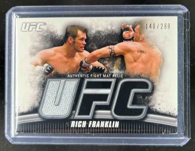 2010 Topps UFC Knockout Rich Franklin Fight Mat Relic Patch #140/288 - Image 1 of 2