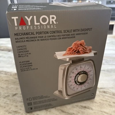 Balança de controle de porção mecânica profissional Taylor nova na caixa com Dashpot 32 Oz TS32D - Imagem 1 de 2