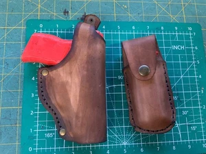Handmade Leather RH Sig 365 Thumb Release Holster - Picture 1 of 4